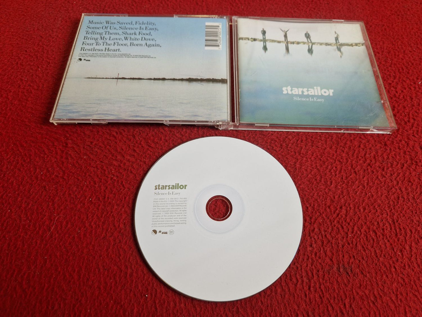 STARSAILOR SILENCE IS EASY CD