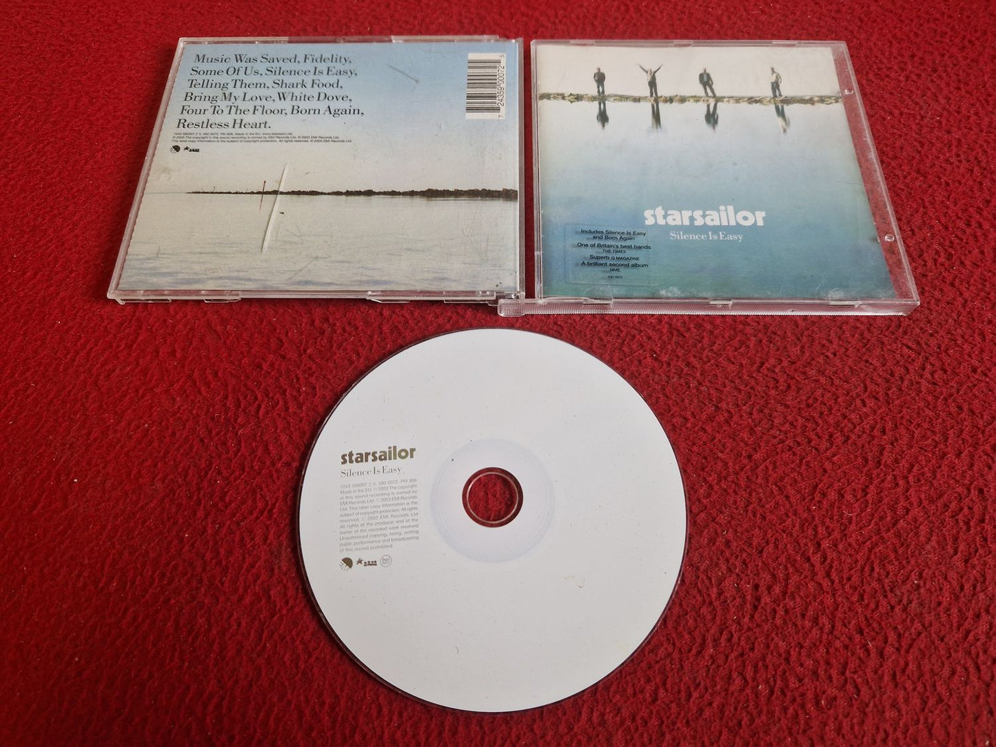 STARSAILOR SILENCE IS EASY CD
