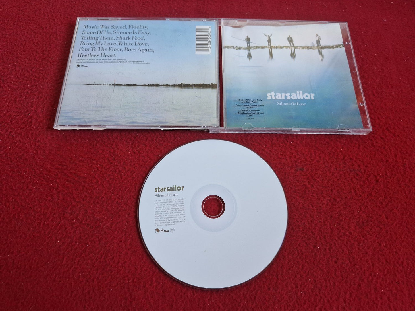 STARSAILOR SILENCE IS EASY till CD