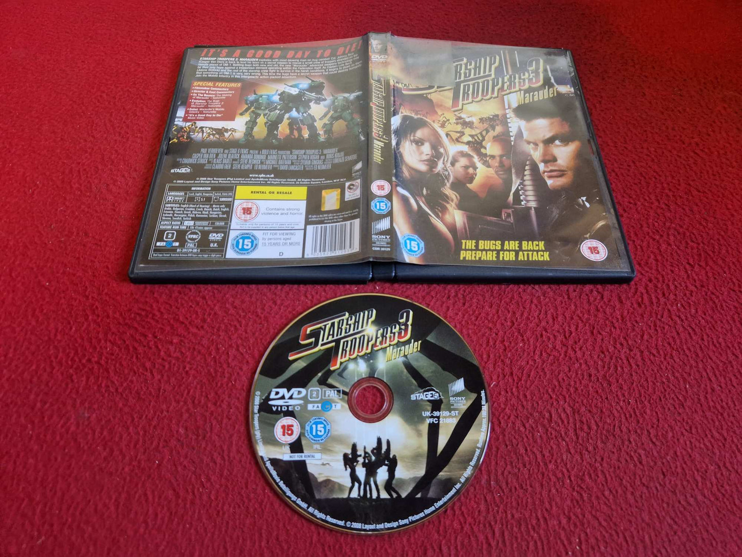 STARSHIP TROOPERS 3 MARAUDER [ SVENSK TEXT ] DVD