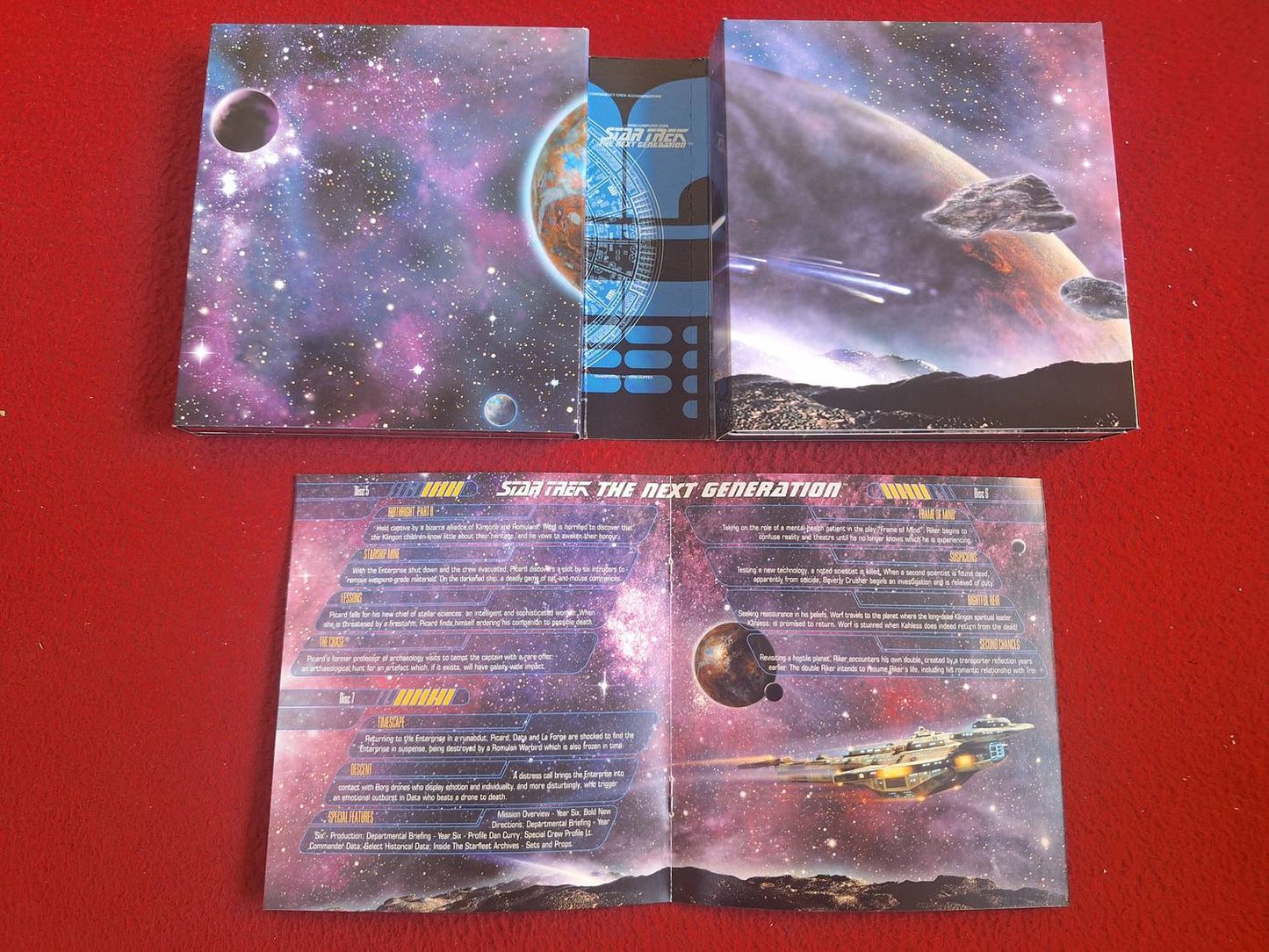 STAR TREK THE NEXT GENERATION SEASON 6 BOX DVD