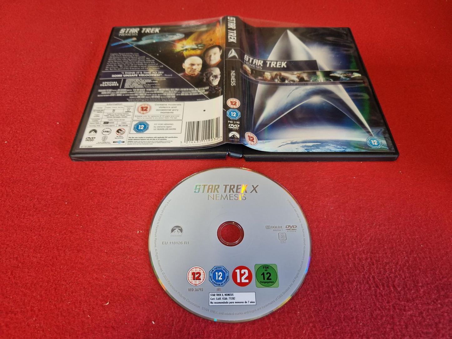 STAR TREK X NEMESIS till DVD