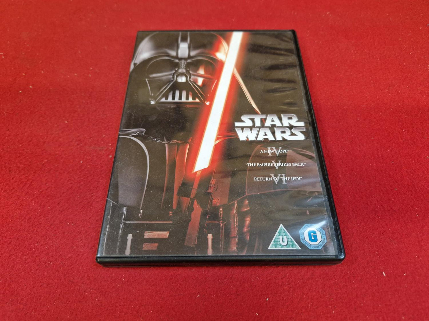 STAR WARS IV - VI BOX till DVD