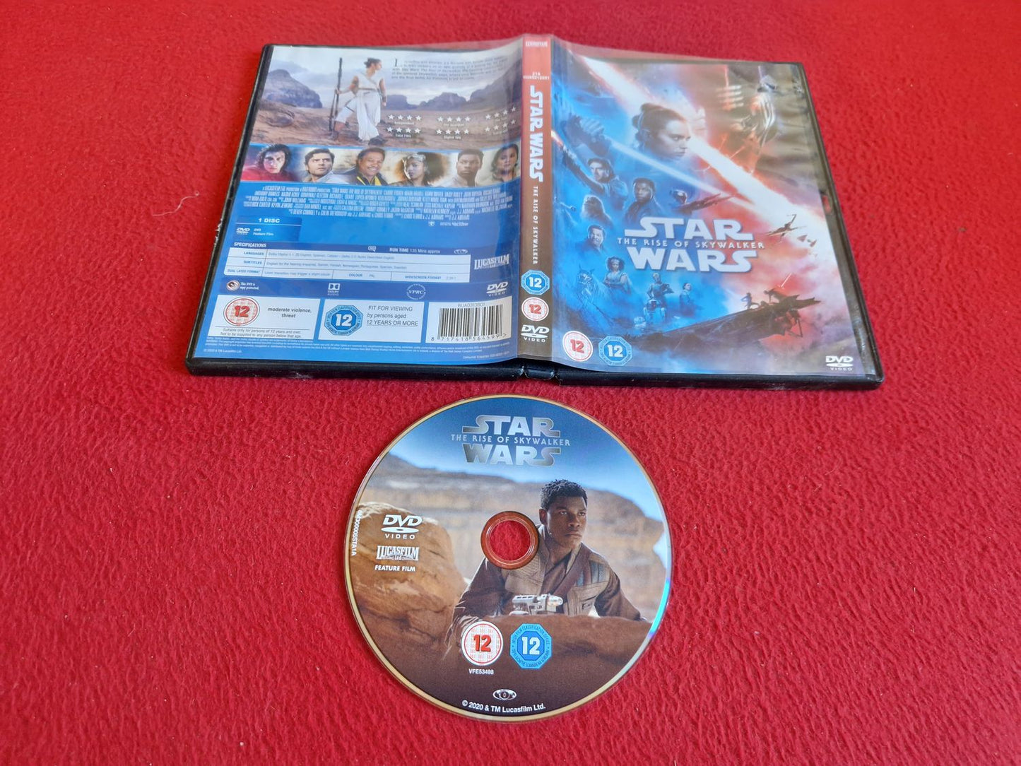 STAR WARS THE RISE OF SKYWALKER DVD