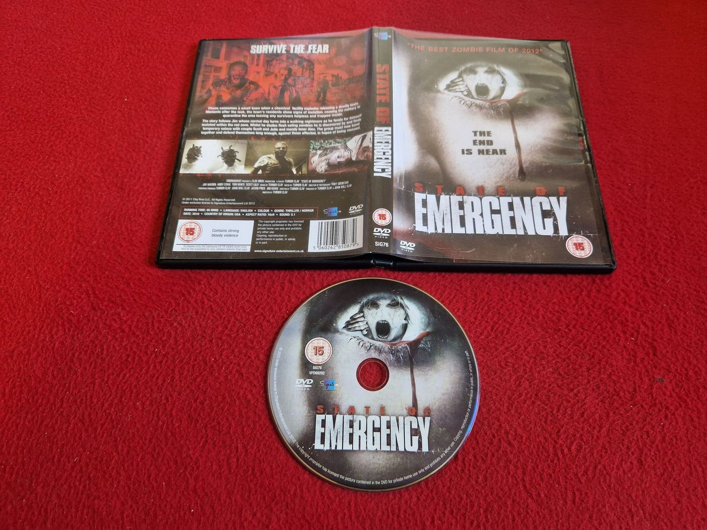 STATE OF EMERGENCY DVD