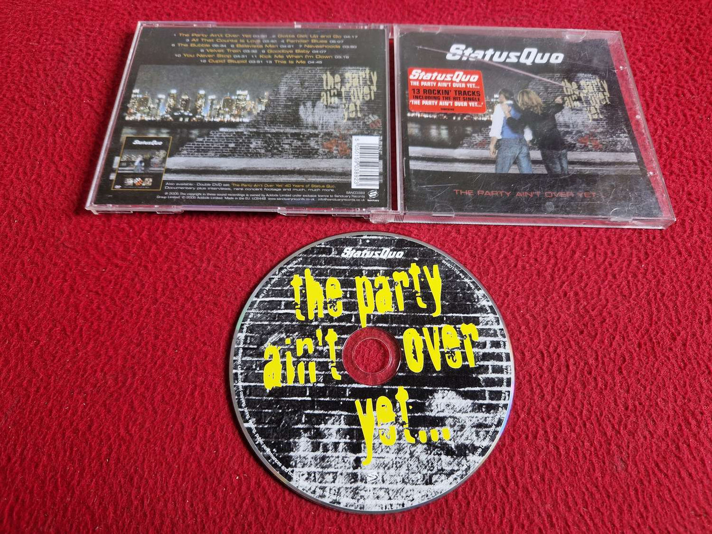 STATUS QUO THE PARTY AIN'T OVER YET CD