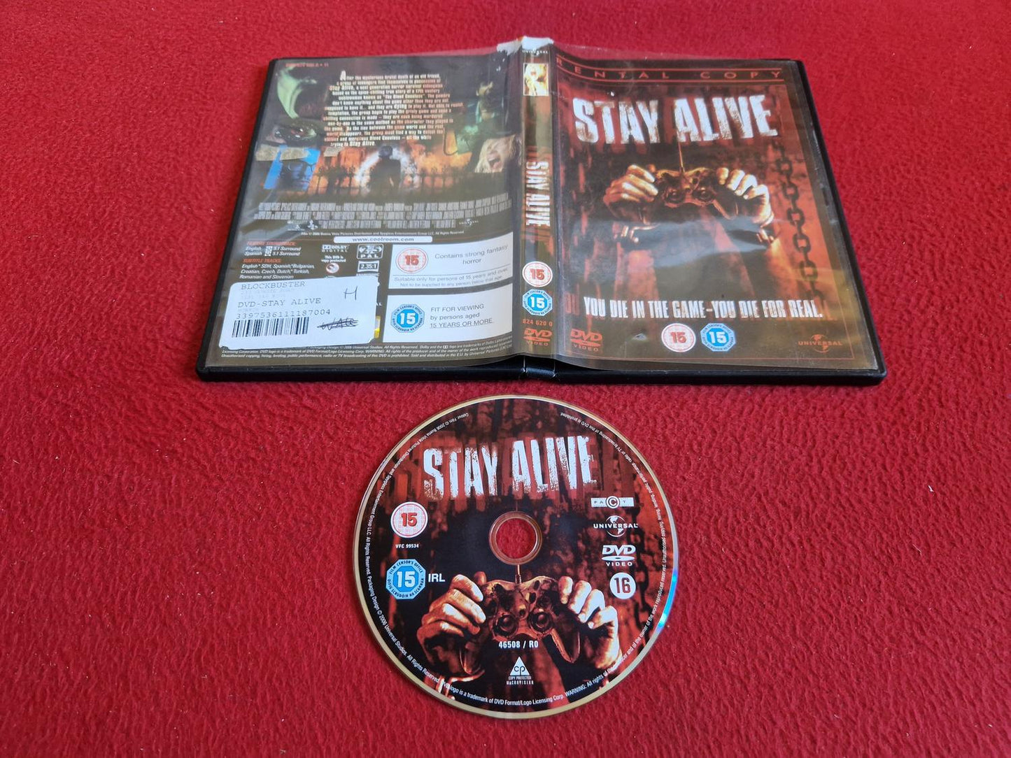 STAY ALIVE DVD