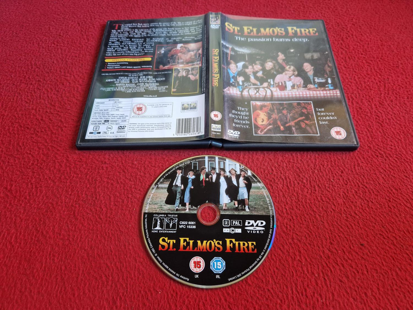 ST. ELMO'S FIRE DVD
