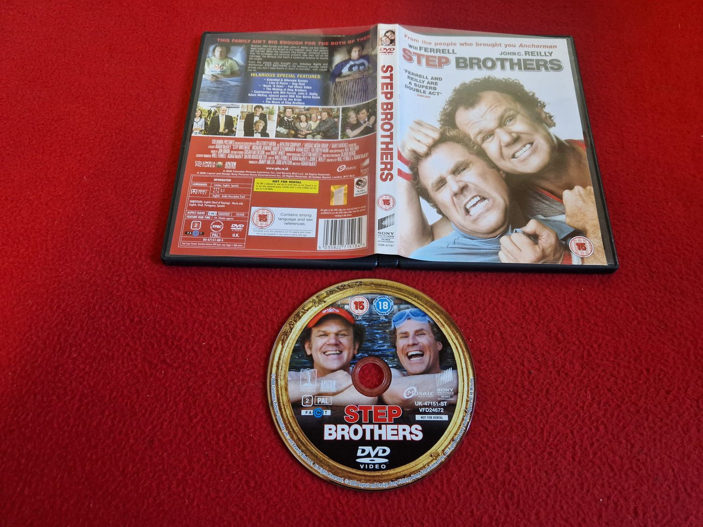 STEP BROTHERS DVD