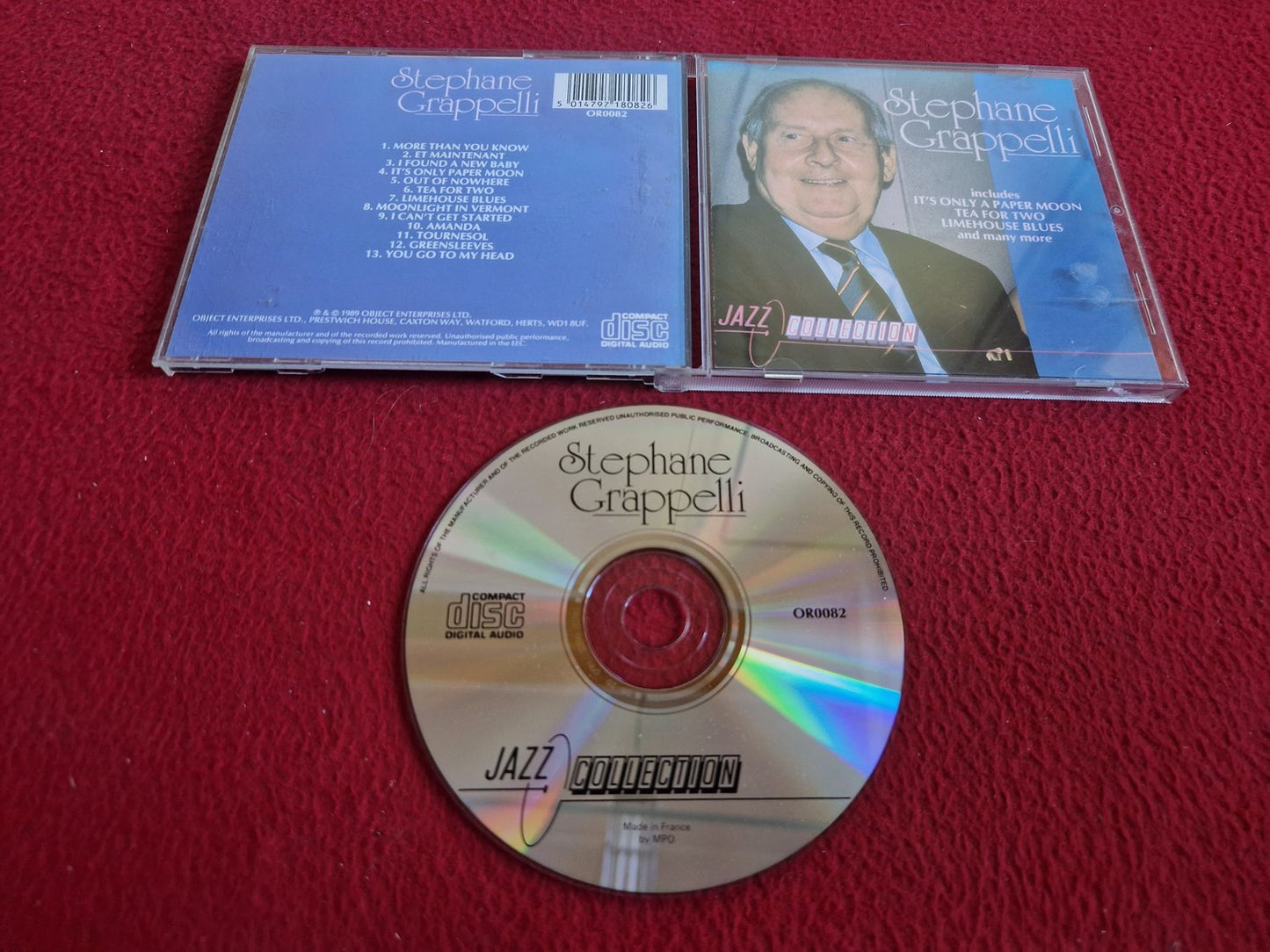 STEPHANE GRAPPELLI [ JAZZ COLLECTION ] CD