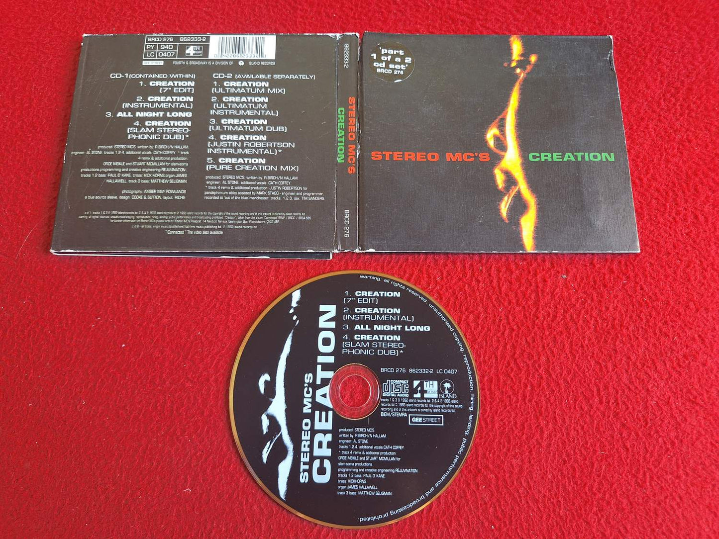 STEREO MC'S CREATION PART 1 OF 2 CD