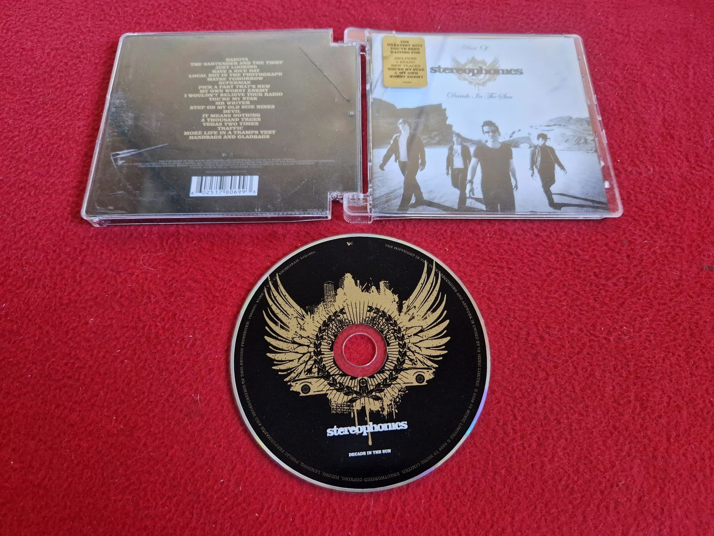 STEREOPHONICS DECADE IN THE SUN BEST OF CD