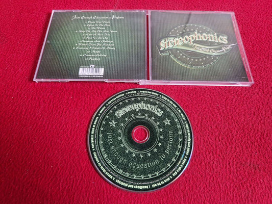 STEREOPHONICS JUST ENOUGH EDUCATION PERFORM CD
