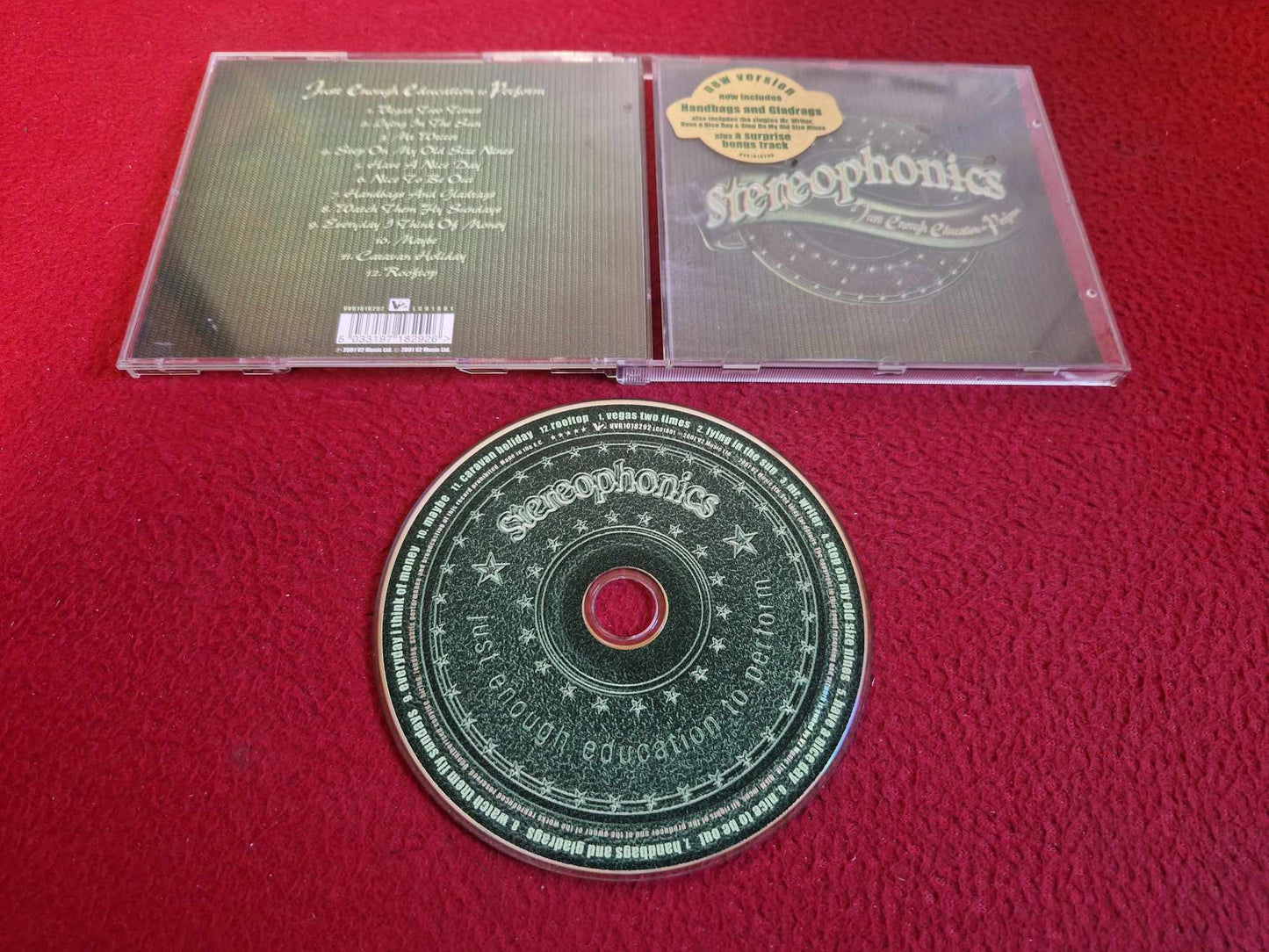 STEREOPHONICS JUST ENOUGH EDUCATION TO PERFORM CD
