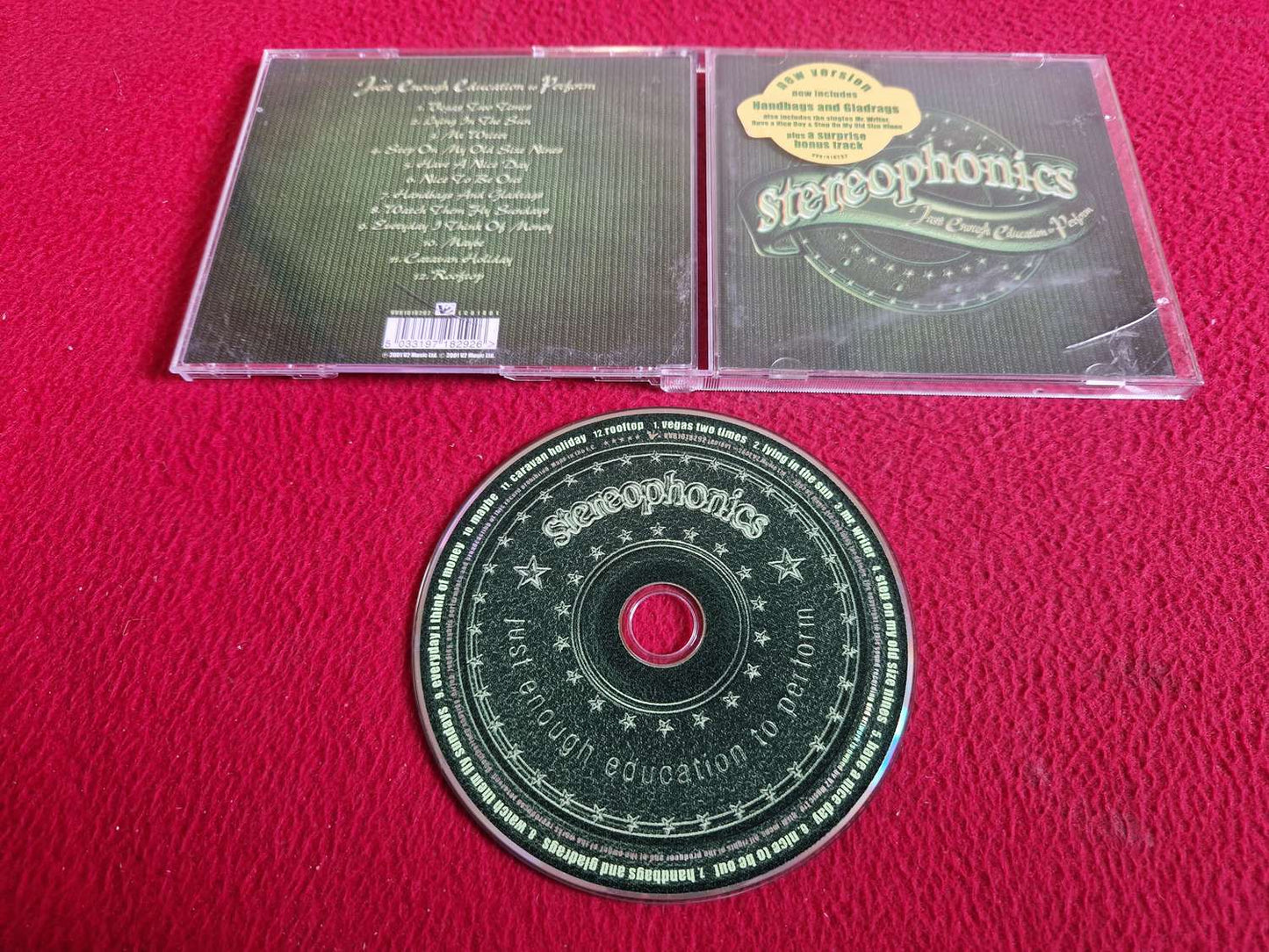 STEREOPHONICS JUST ENOUGH EDUCATION TO PERFORM CD