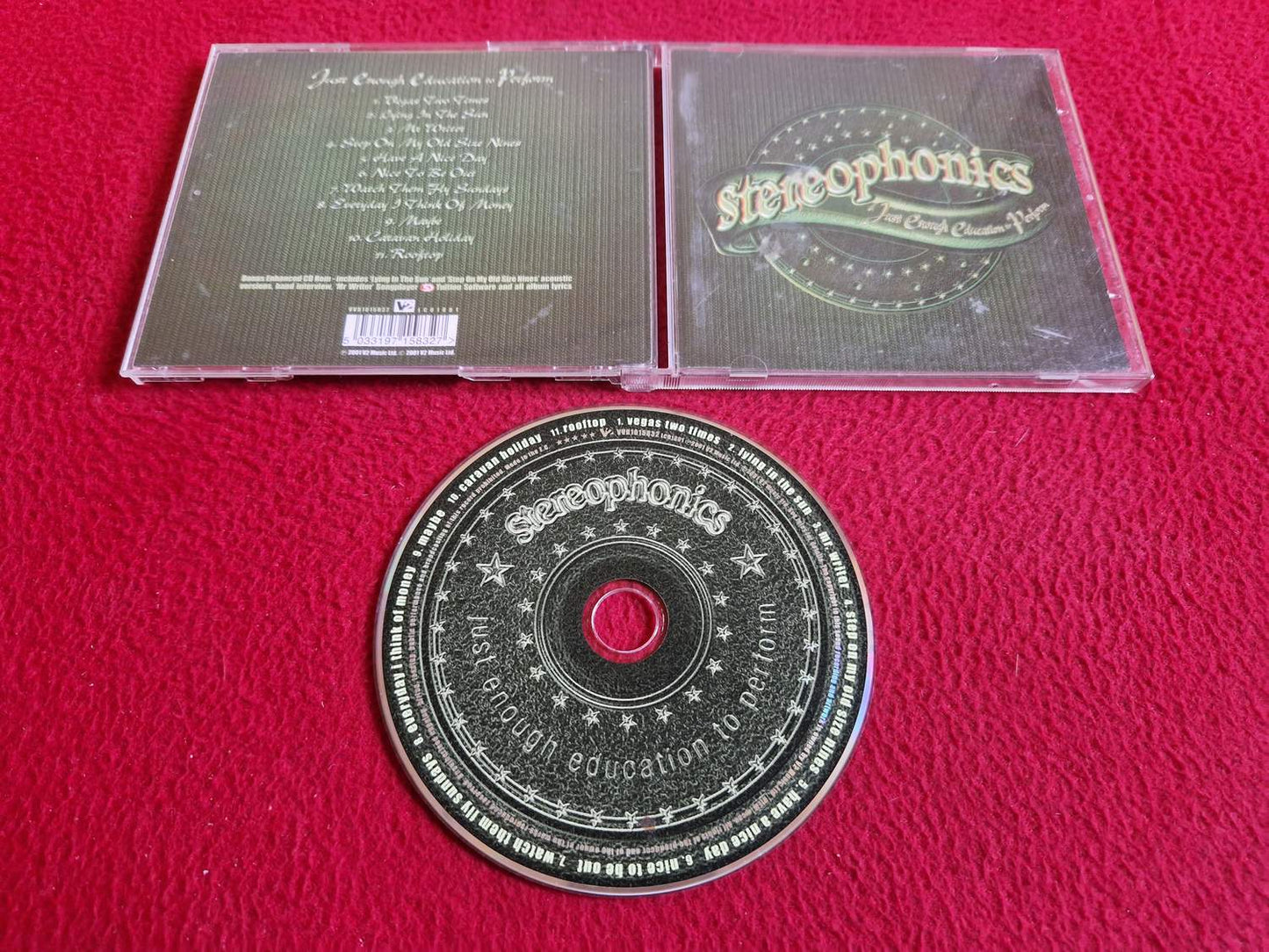 STEREOPHONICS JUST ENOUGH EDUCATION TO PERFORM CD