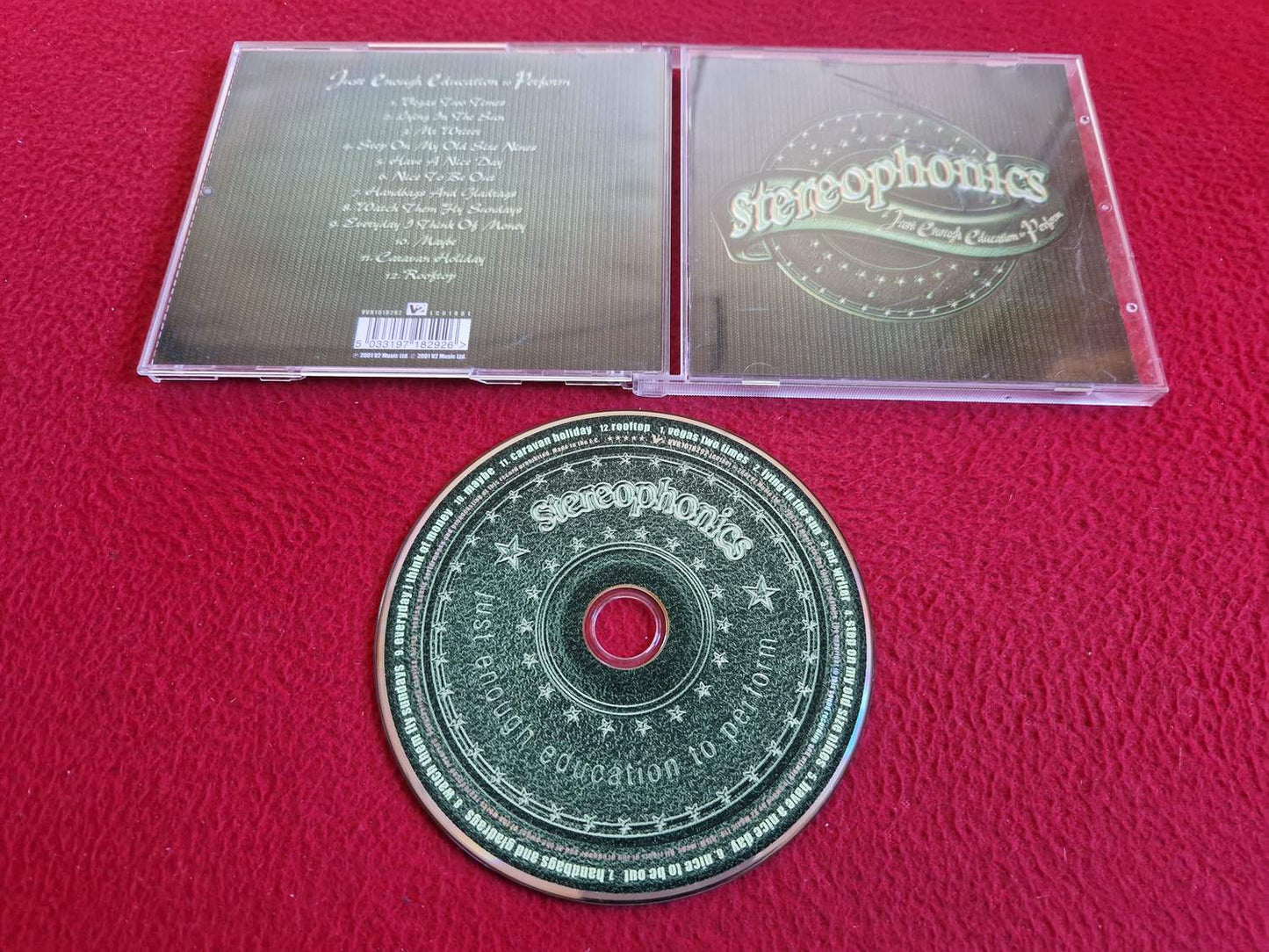 STEREOPHONICS JUST ENOUGH EDUCATION TO PERFORM CD