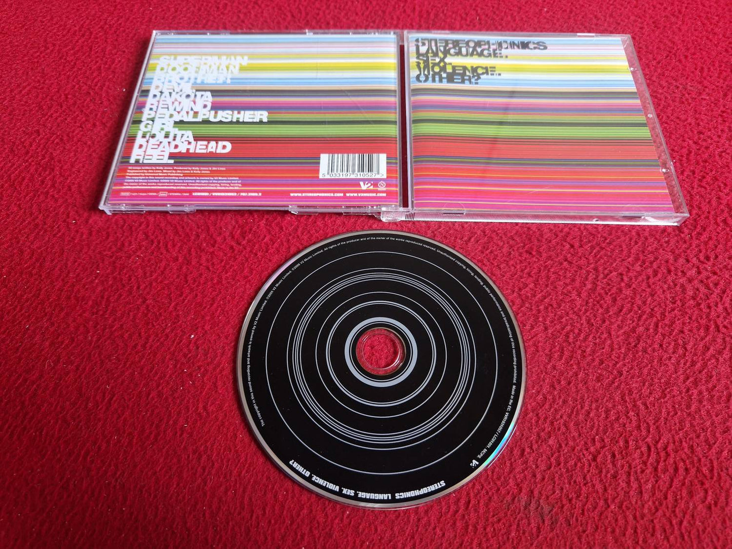 STEREOPHONICS LANGUAGE SEX VIOLENCE OTHER CD