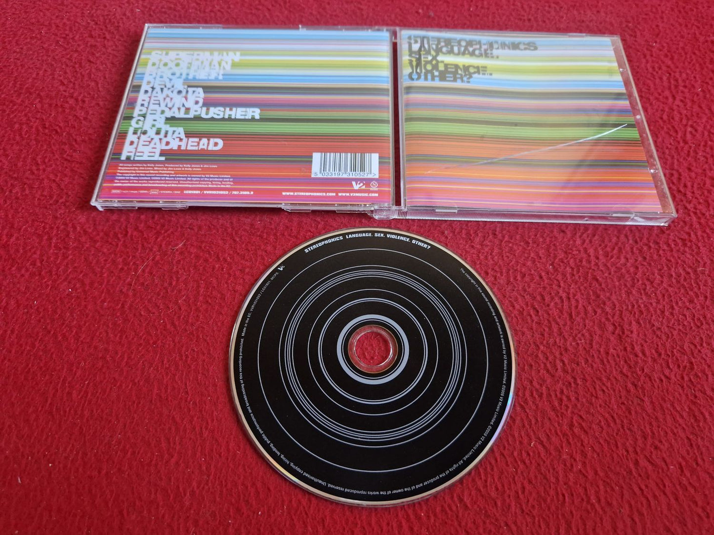 STEREOPHONICS LANGUAGE. SEX. VIOLENCE. OTHER? CD