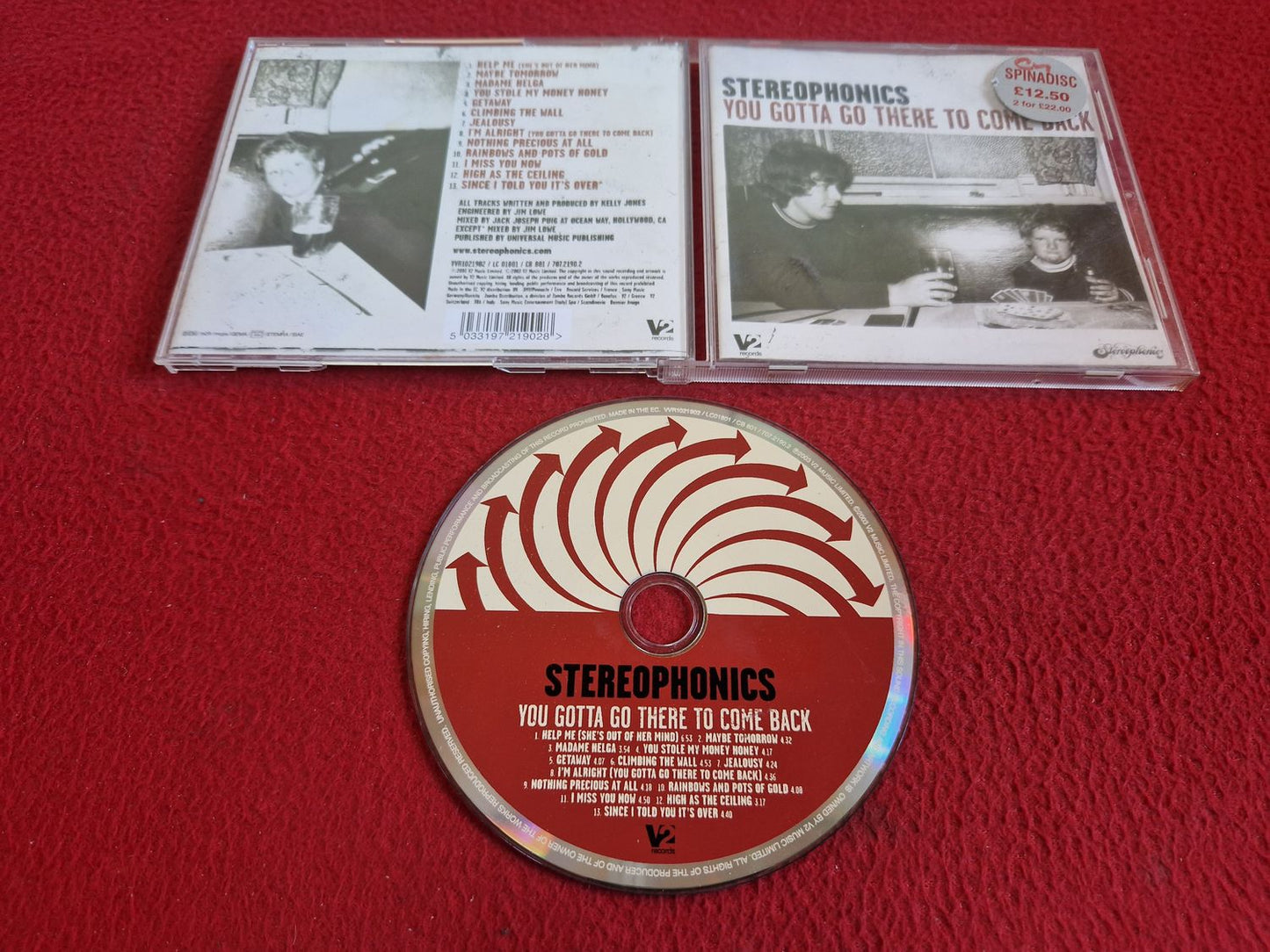 STEREOPHONICS YOU GOTTA GO THERE TO COME BACK CD