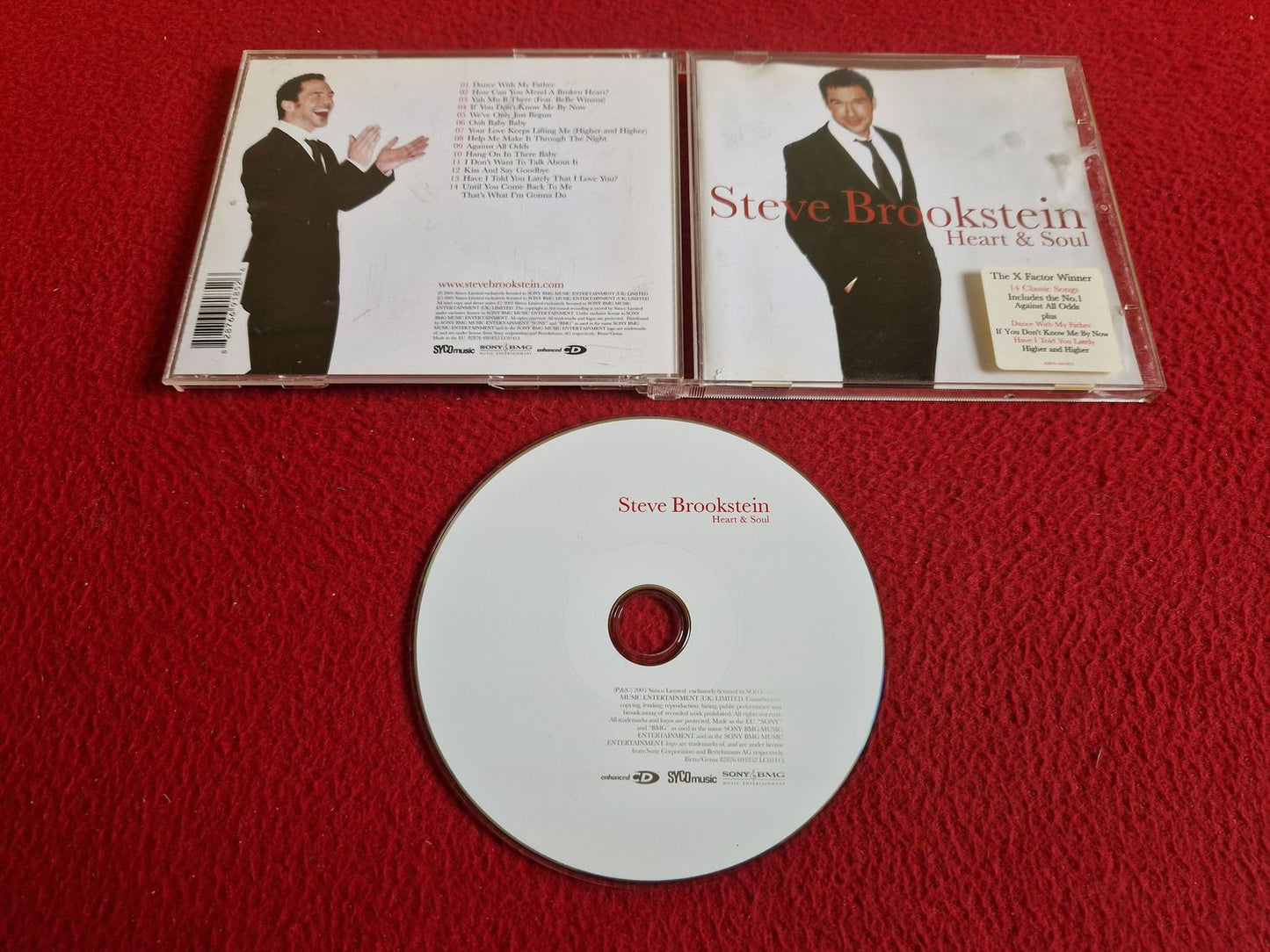 STEVE BROOKSTEIN HEART AND SOUL CD