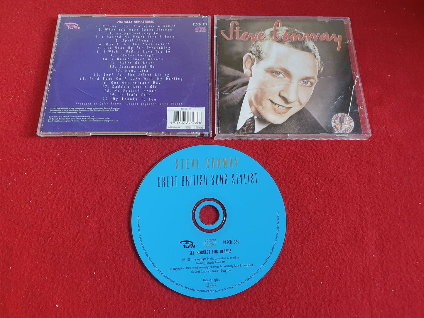 STEVE CONWAY GREAT BRITISH SONG STYLIST till CD