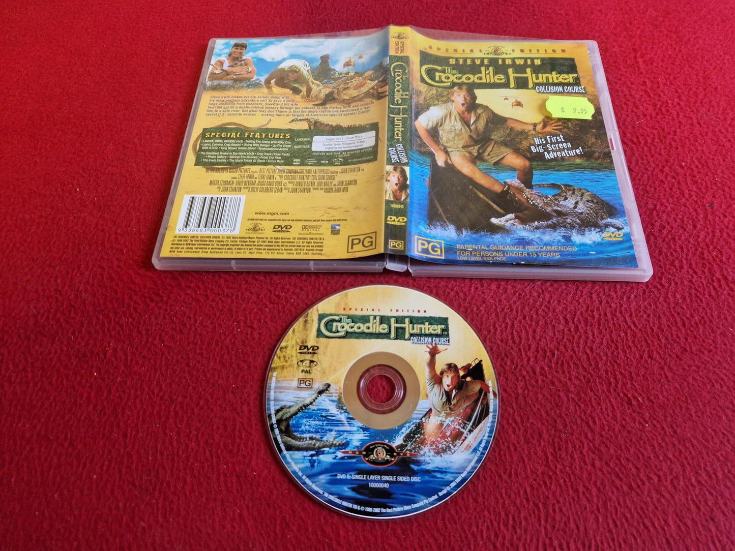 STEVE IRWIN THE CROCODILE HUNTER COLLISION COURSE DVD