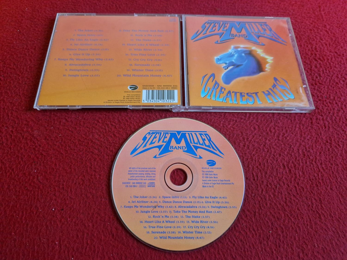 STEVE MILLER BAND GREATEST HITS CD