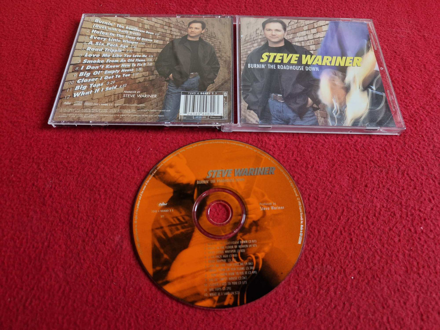 STEVE WARINER BURNIN' THE ROADHOUSE DOWN CD