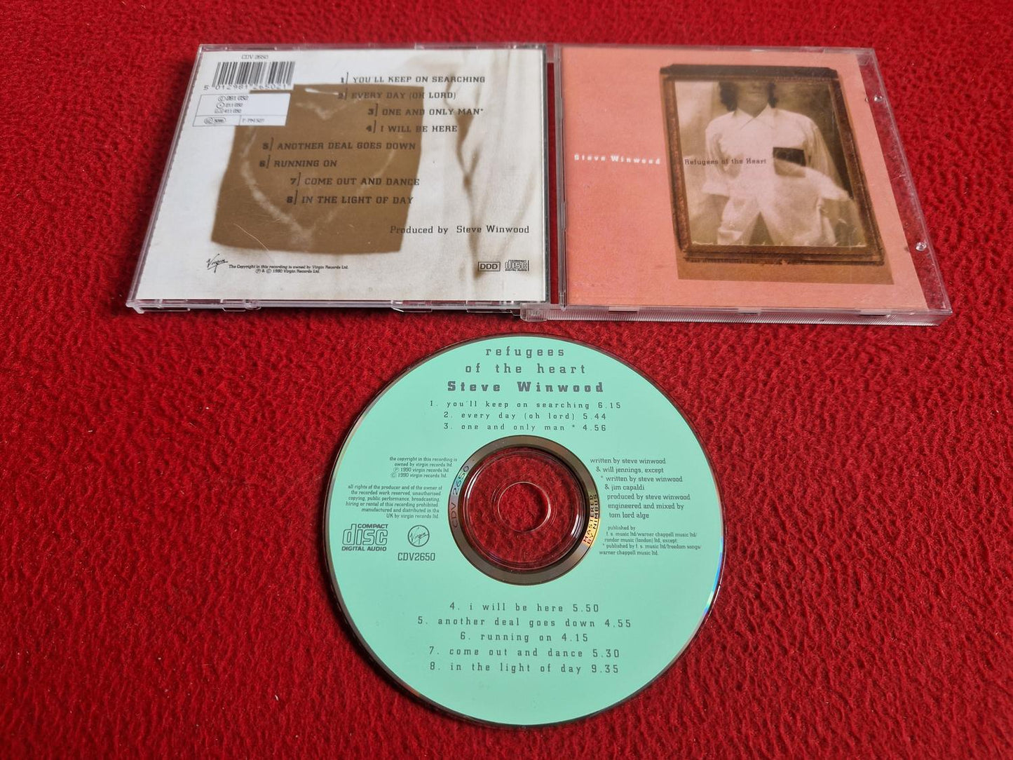 STEVE WINWOOD REFUGEES OF THE HEART CD