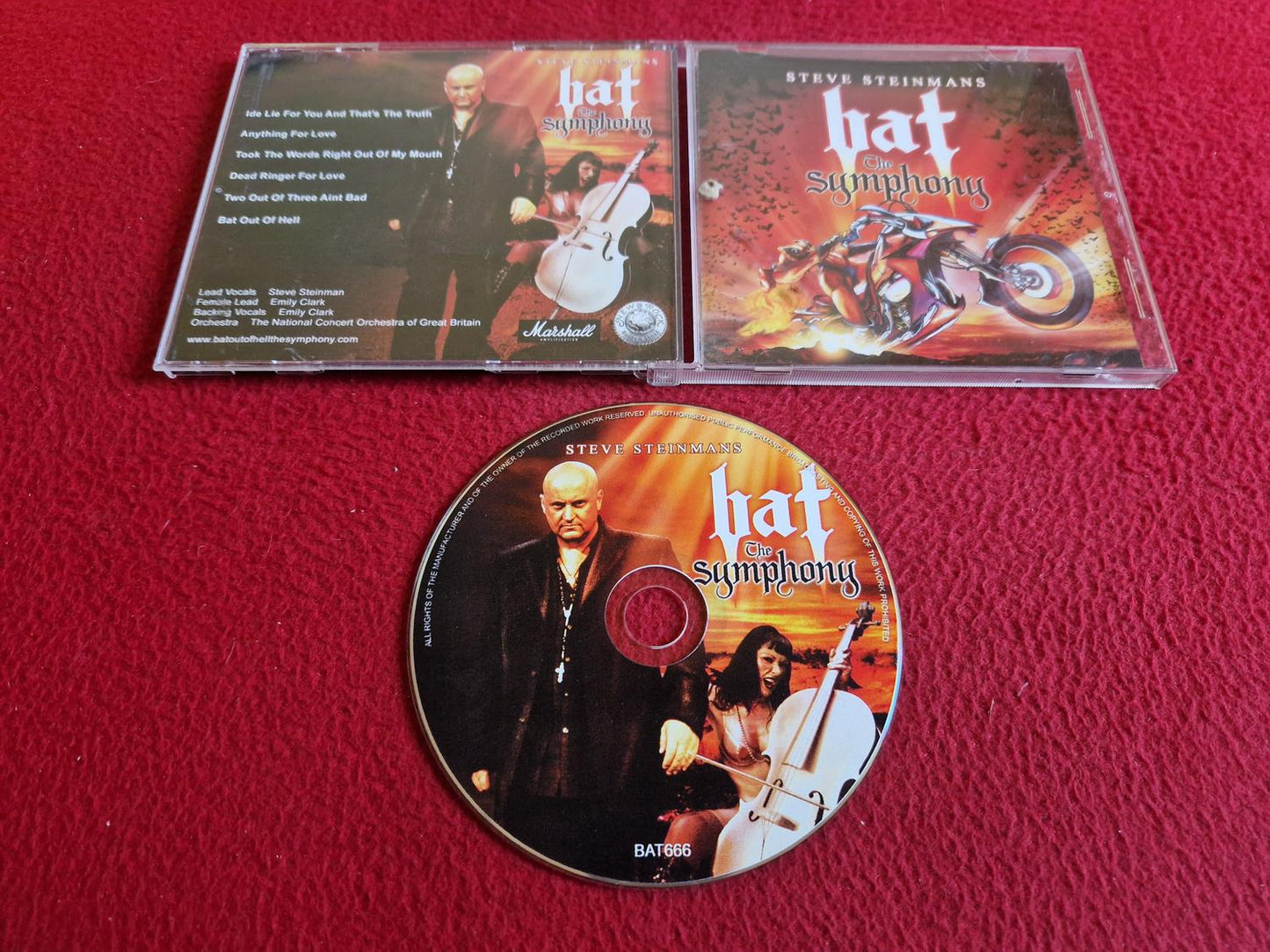 STEVIE STEINMAN BAT THE SYMPHONY CD