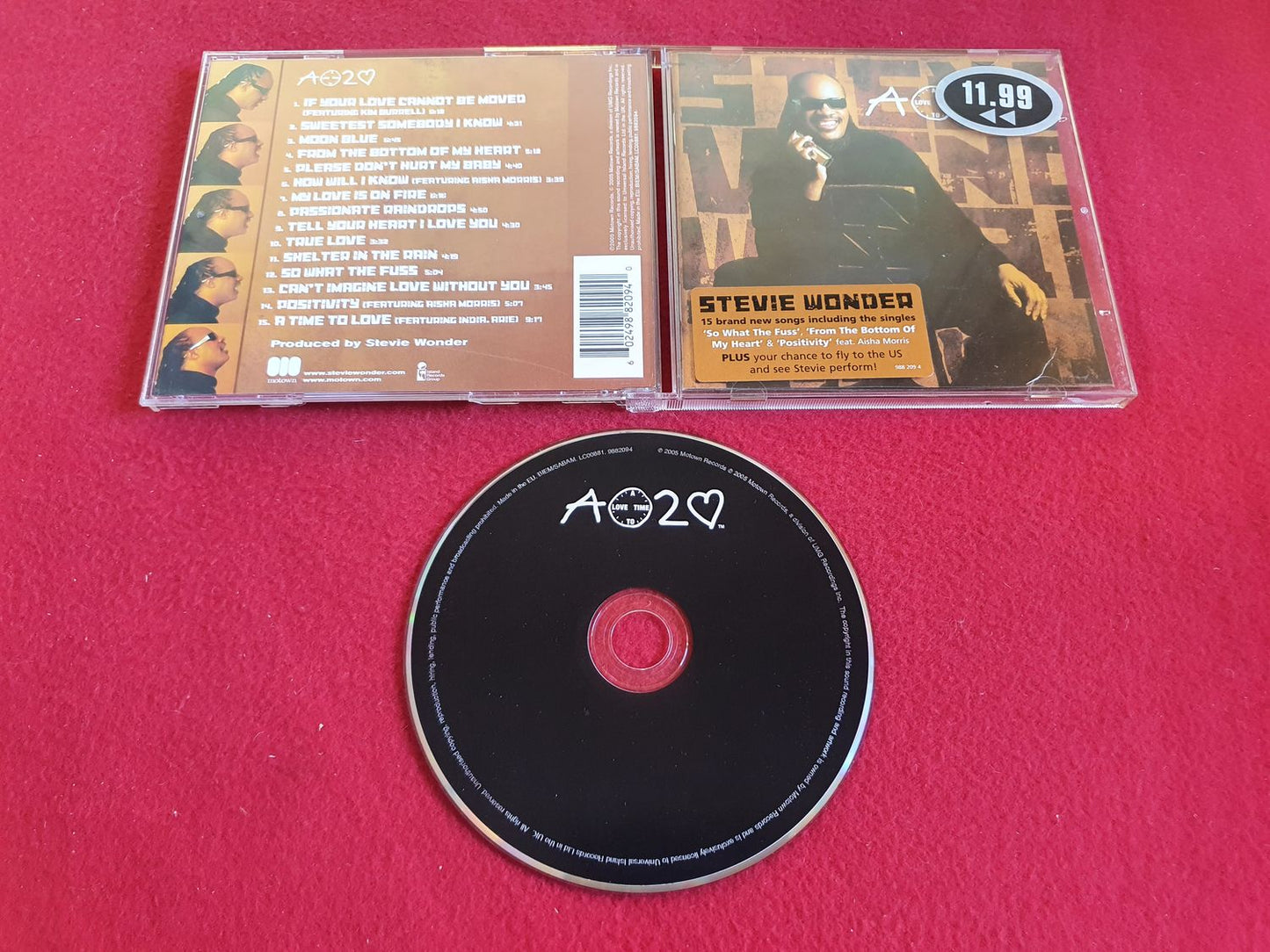 STEVIE WONDER A TIME TO LOVE till CD