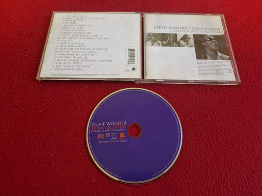 STEVIE WONDER SONG REVIEW A GREATEST HITS COLLECTION CD