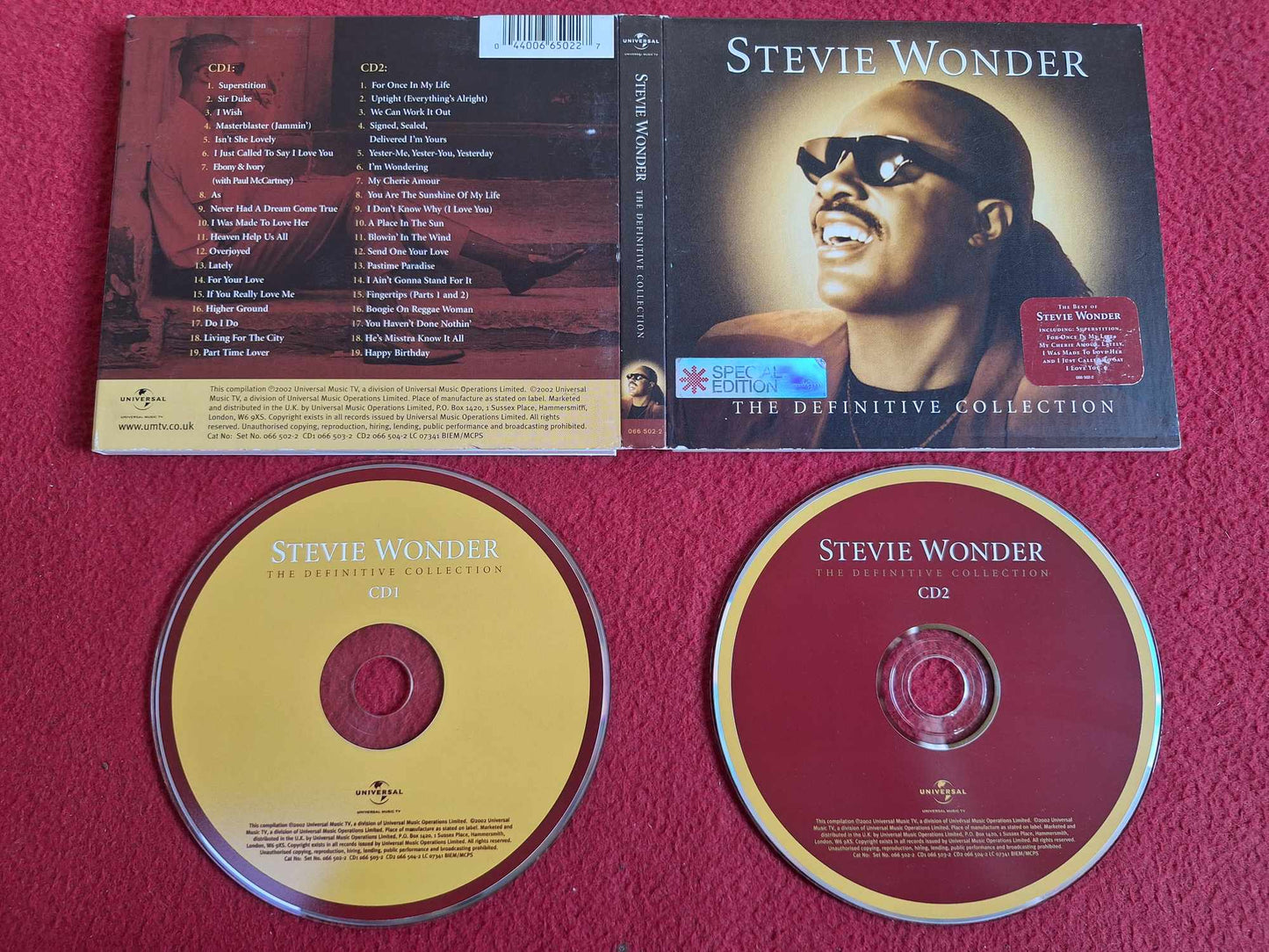 STEVIE WONDER THE DEFINITIVE COLLECTION CD