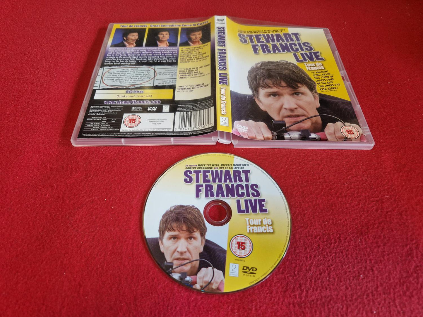 STEWART FRANCIS LIVE TOUR DE FRANCIS till DVD