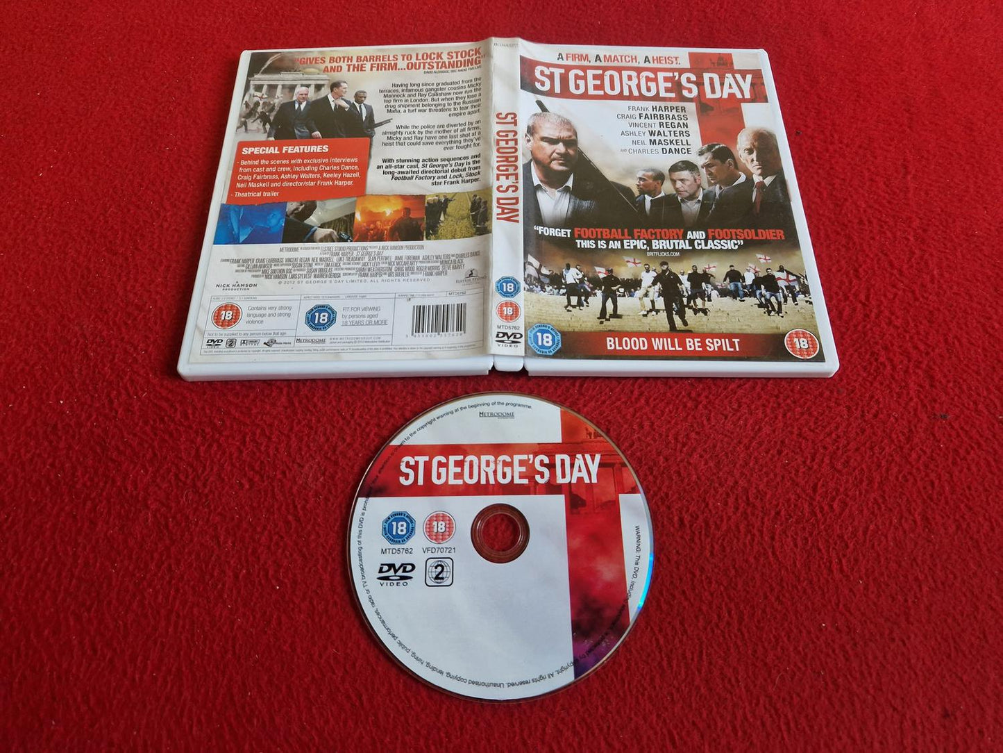 ST GEORGE'S DAY DVD