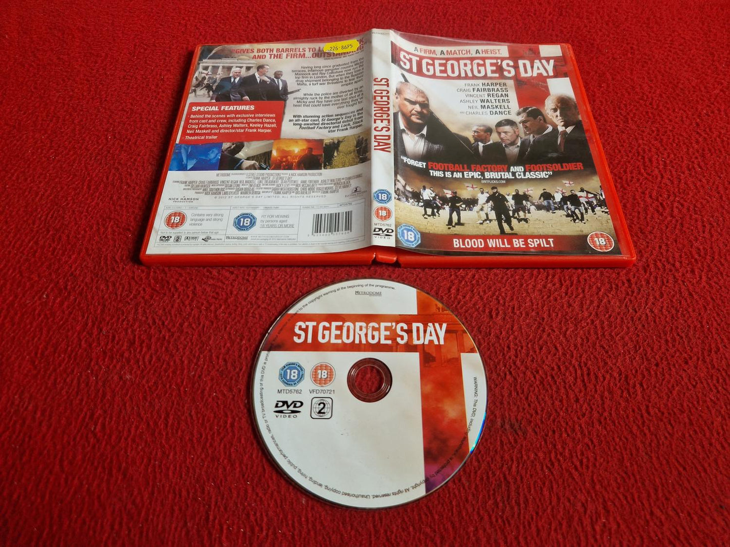 ST GEORGE'S DAY DVD