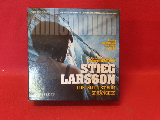 STIEG LARSSON LUFTSLOTTET SOM SPRÄNGDES LJUDBOK CD