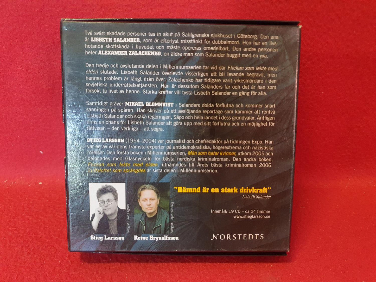 STIEG LARSSON LUFTSLOTTET SOM SPRÄNGDES LJUDBOK CD