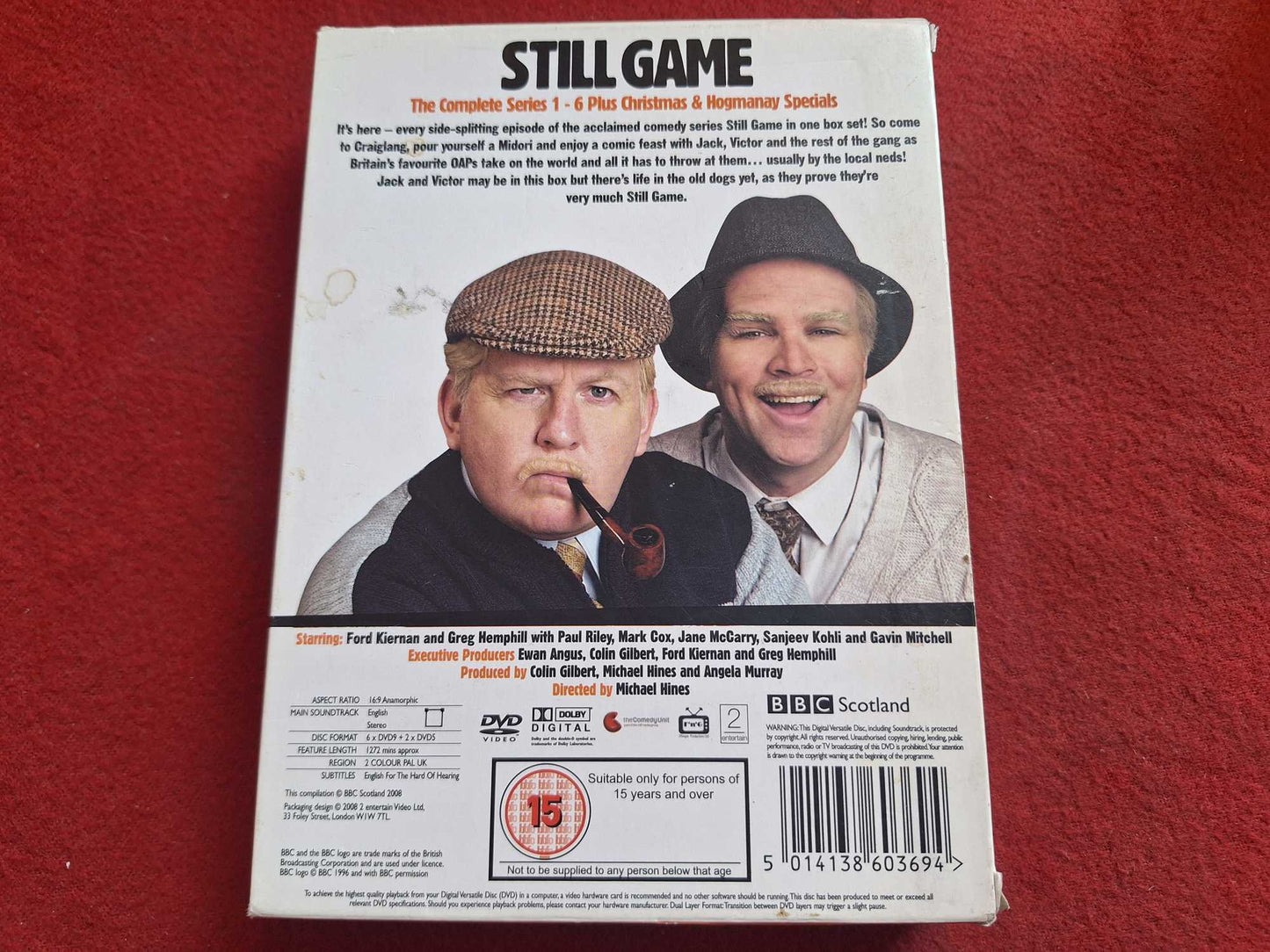 STILL GAME SERIES 1 - 6 + CHRISTMAS & HOGANAY SPECIALS BOX DVD