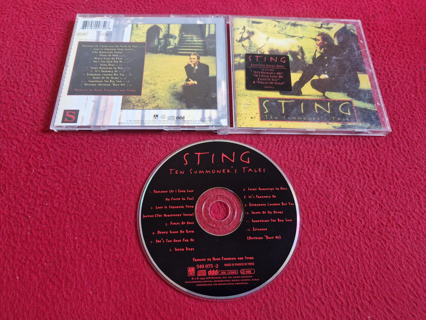 STING TEN SUMMONERS TALES CD
