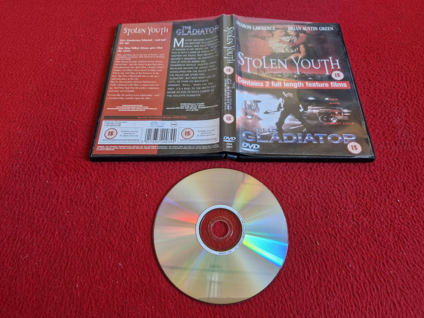 STOLEN YOUTH / THE GLADIATOR DVD