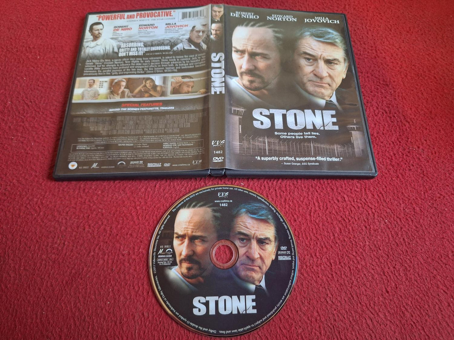 STONE [ REGION 1 ]  DVD
