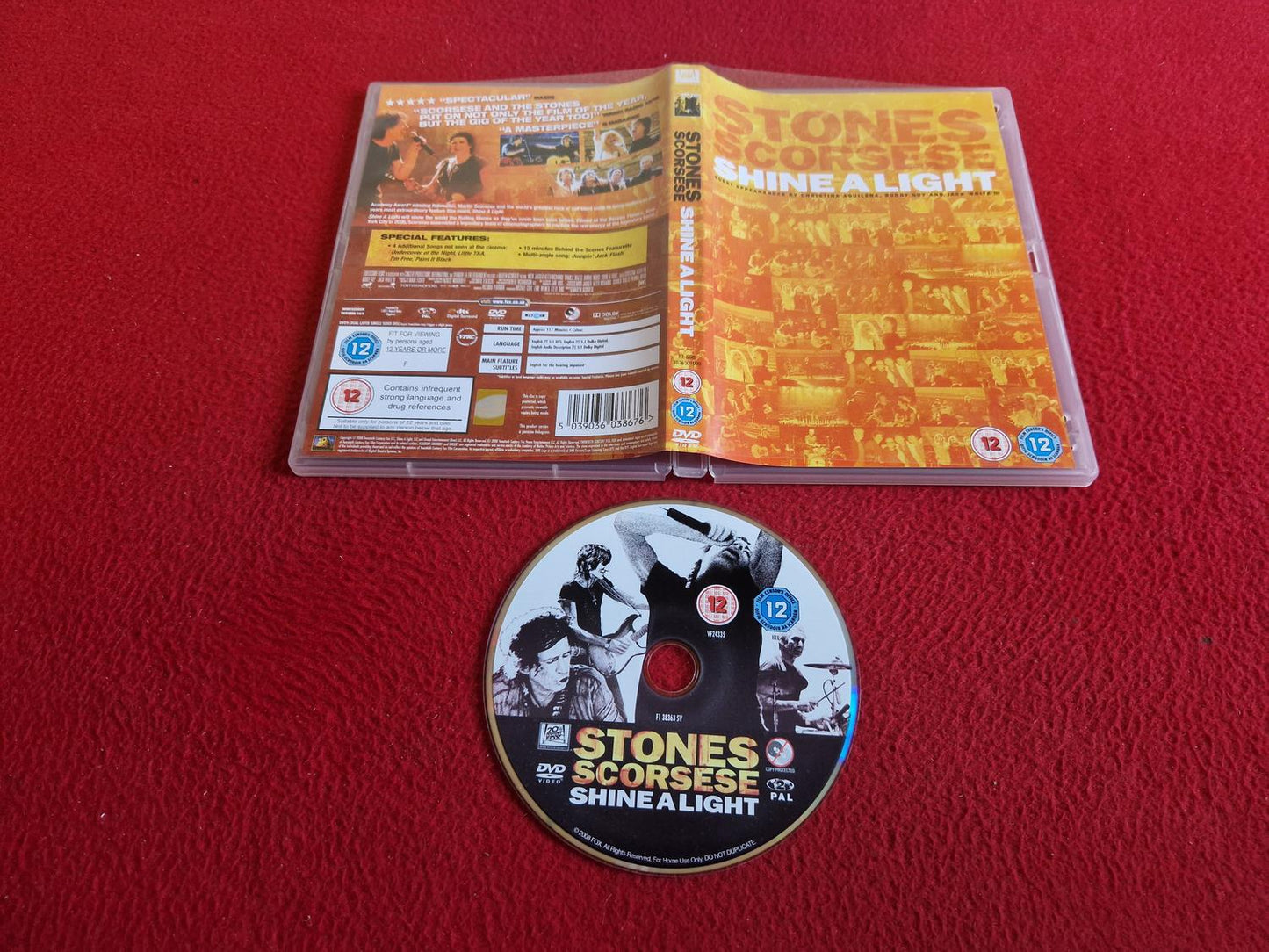 STONES / SCORSESE SHINE A LIGHT DVD