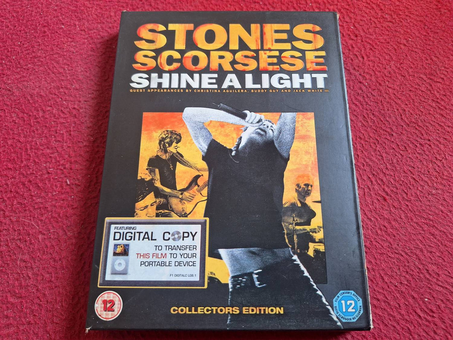 STONES SCORSESE SHINE A LIGHT DVD