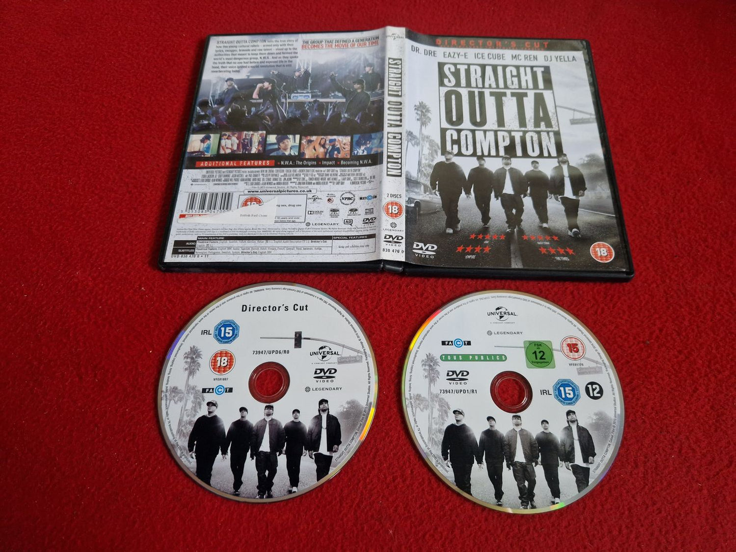 STRAIGHT OUTTA COMPTON DVD
