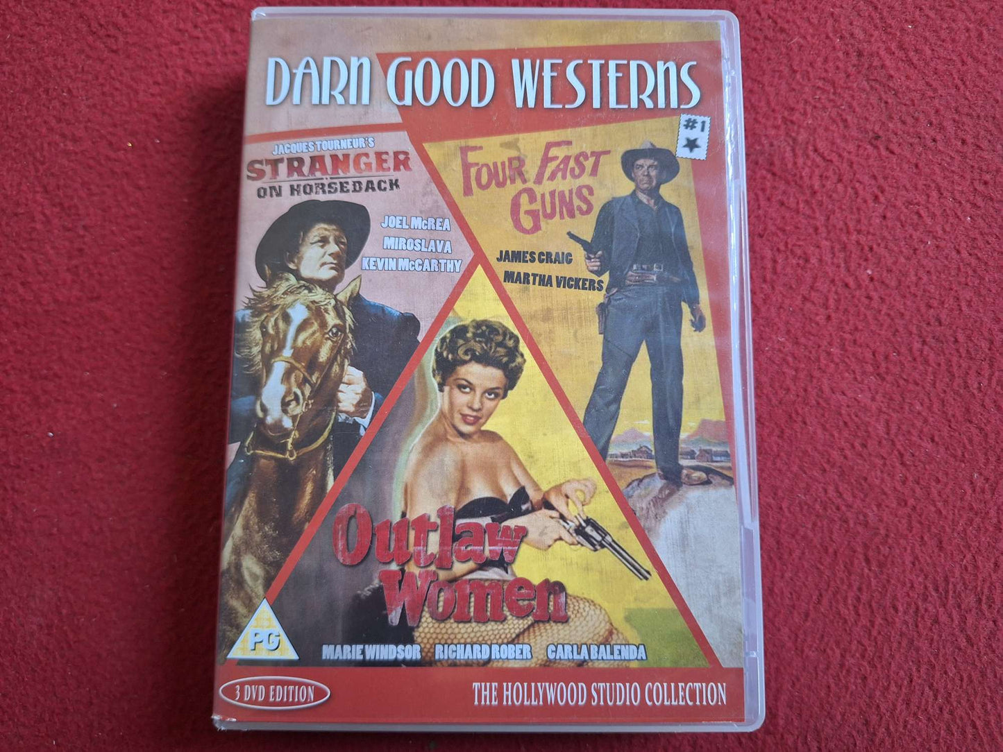 STRANGER ON HORSEBACK / FOUR FAST GUNS / OUTLAW WOMEN BOX DVD