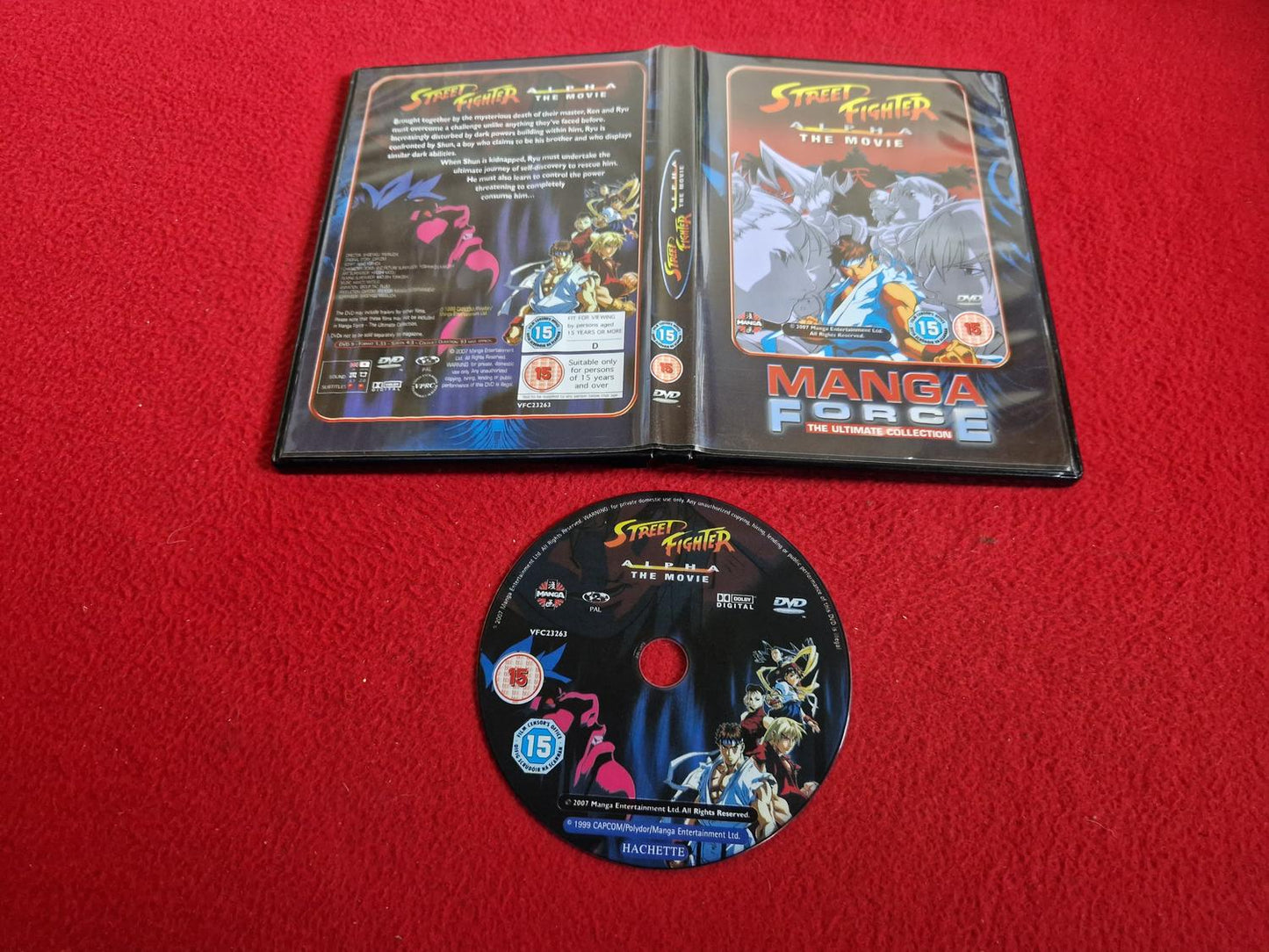 STREET FIGHTER ALPHA THE MOVIE [ TAL&TEXT ENGELSKA&JAPANSKA ] DVD