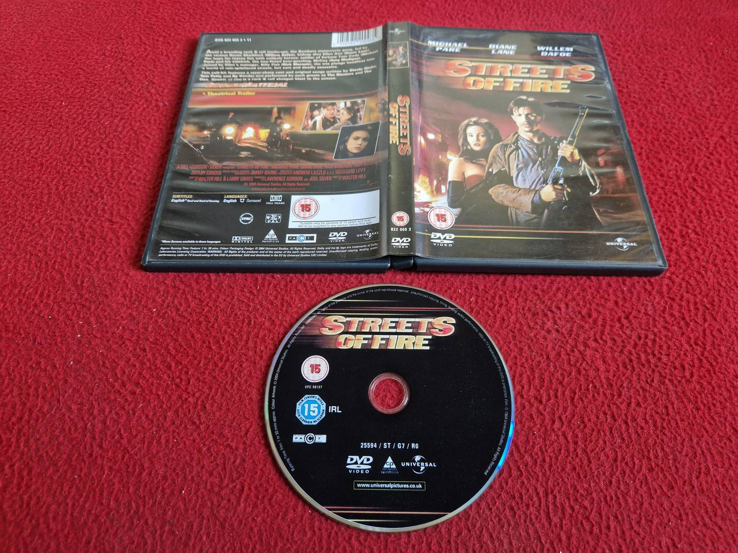STREETS OF FIRE DVD