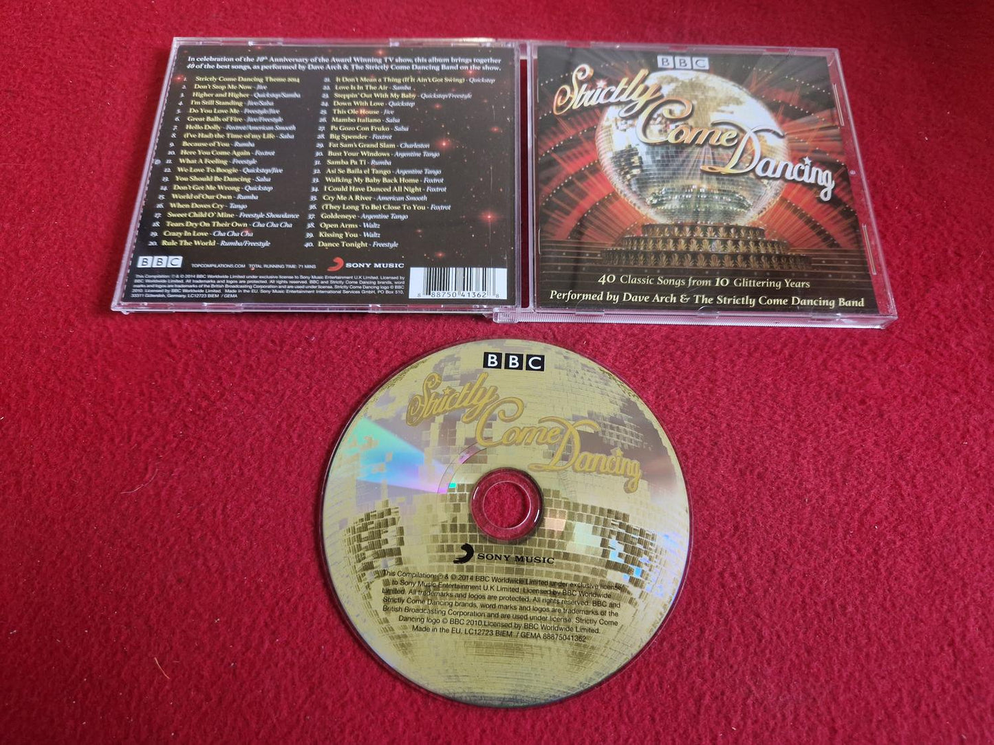 STRICTLY COME DANCING - 40 CLASSIC SONGS FROM 10 GLITTERING YEARS till CD